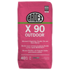 ARDEX X 90 Outdoor MicroteC3, Rapid-Set, Cement-Based Flexible Thinset Mortar, 40 Lb (18 Kg) Bag, Freeze Thaw Resistant Flooring Underlayment for Stone, Ceramic Tile for Exterior Applications, Gray (25930)