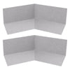 ARDEX TLT 706 Modified Polyethylene Preformed Shower Waterproofing Membrane Inside Corners, 5 Mil Thick, with a Non-Woven Polypropylene, 135 Degree, for Ceramic Tile Flooring Underlayment (40060)