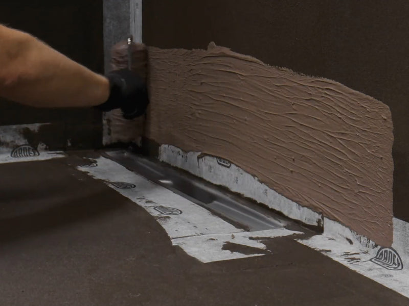 Ardex 8+9, Rapid Waterproofing and Crack Isolation, Compound Kit, Solvent-Free, Cement-based Membrane, for Commercial and Residential Bathrooms, 1 gal + 9lb, Gray (16003)