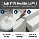 ARDEX CD FINE Concrete Dressing for Interior and Exterior Floors and Walls, 20 lbs Bag, White, 11961