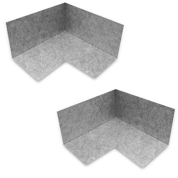 Ardex TLT 704 Modified Polyethylene Preformed Shower Waterproofing Membrane Inside Corners, 5 Mil Thick, with a Non-Woven Polypropylene, 90 Degree, for Ceramic Tile Flooring Underlayment