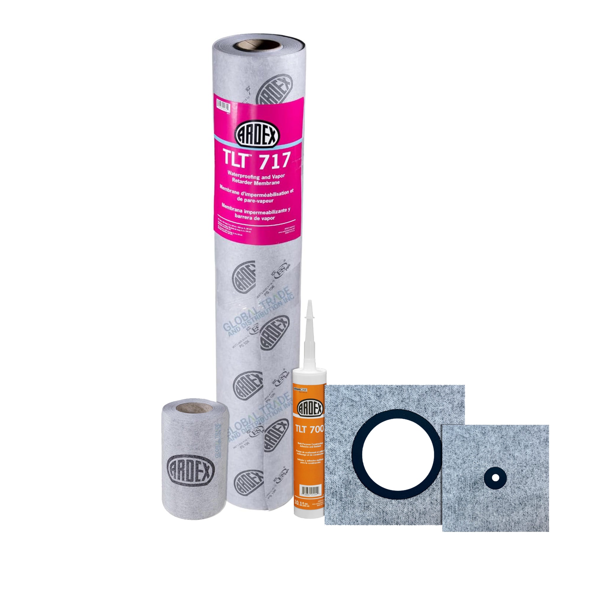 Ardex Tubkit Bathtub Waterproofing Kit - Complete Set with Membrane ...