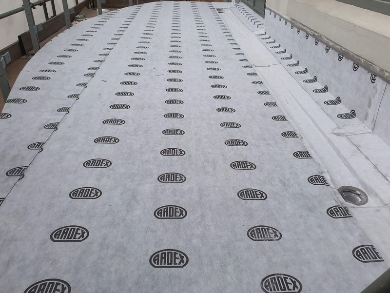 ARDEX TLT 717 Waterproofing Vapor Retarder Membrane Roll for Ceramic Tile and Stone Tile, Flooring Underlayment for Commercial Steam Showers