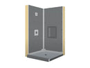 Ardex TLT 503 Prefabricated Vapor-resistant Lightweight XPS Foam Waterproof Shower Niche, with Alkali Resistant Fiberglass Mesh, Adjustable Shower Shelf, for Tiled Shower Surrounds, 16 Inch x 28 Inch