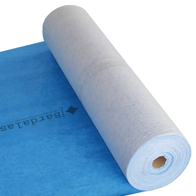 Bardalas Multi-Purpose Temporary Surface & Floor Protection Mat 40 In x 84 Ft Reusable Roll, 280 Sq Ft for Construction Projects - Protects Hardwood, Tile, Carpet, Countertops, Bathtubs (KA-BA-TFP4084)
