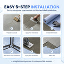 Bardalas Waterproofing Vapor Retarder Polyethylene Membrane Roll, Anti-Fracture Mat, Underlayment for Ceramic & Stone Tile
