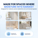 Bardalas Waterproofing Vapor Retarder Polyethylene Membrane Roll, Anti-Fracture Mat, Underlayment for Ceramic & Stone Tile