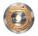 Montolit CGX Gold Line DNA Freccia Oro Diamond Cutting Blade – Continuous Rim, Wet and Dry Tile Saw Blade for Porcelain and Ceramic Tiles - 4 Inch - CGX100IN (100MM)