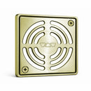 Schluter Systems Kerdi 4 Inch Square Grate Assembly – Stainless Steel Shower Drain Cover, Ideal for Bathroom or Wet Rooms