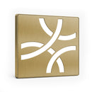Schluter Systems Kerdi 4 Inch Square Grate Assembly – Stainless Steel Shower Drain Cover, Ideal for Bathroom or Wet Rooms