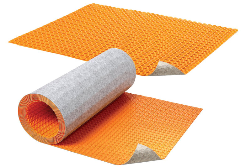Schluter Systems Ditra Heat DUO Membrane, 8.4 Sq Ft (0.78 Sq M) Sheet, DHD8MA, Waterproofing Uncoupling Underlayment for Floor Warming