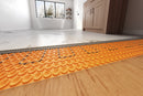 Schluter Systems Ditra Heat Peel and Stick Membrane, 8.4 Sq Ft (0.78 Sq M) Sheet, DHPS5MA, Mortar-Free Waterproofing Uncoupling Underlayment for Floor Warming