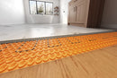 Schluter Systems Ditra-Heat Electric Floor Heating Uncoupling, Waterproofing Membrane with Vapor Management and Load Support - Ideal for Tiles and Stone - 1/4-Inch Thickness, 134.5 Square Feet Roll - DH512M