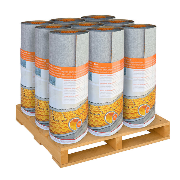 Schluter Systems Ditra Heat Duo DHD810M Uncoupling and Waterproofing Polyethylene Membrane 5/16" Underlayment 108 sq ft Roll DHD 810M - 9 Rolls Bundle