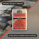 Ardex Feather Finish, Self-Drying, Cement Based Finishing Underlayment Bag, White, 10 lbs Bag