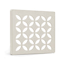 Schluter Systems Kerdi 4 Inch Square Grate Assembly – Stainless Steel Shower Drain Cover, Ideal for Bathroom or Wet Rooms
