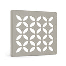 Schluter Systems Kerdi 4 Inch Square Grate Assembly – Stainless Steel Shower Drain Cover, Ideal for Bathroom or Wet Rooms