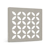 Schluter Systems KERDI 4 Inch Square Grate Assembly – Stainless Steel Shower Drain Cover, Ideal for Bathroom or Wet Rooms