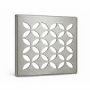 Schluter Systems Kerdi 4 Inch Square Grate Assembly – Stainless Steel Shower Drain Cover, Ideal for Bathroom or Wet Rooms
