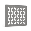Schluter Systems Kerdi 4 Inch Square Grate Assembly – Stainless Steel Shower Drain Cover, Ideal for Bathroom or Wet Rooms