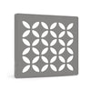 Schluter Systems KERDI 4 Inch Square Grate Assembly – Stainless Steel Shower Drain Cover, Ideal for Bathroom or Wet Rooms