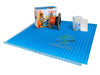 TRM Electric Radiant Floor Heating Kit with Mapei Uncoupling Membrane, Gold WiFi Programmable Thermostat, Cable