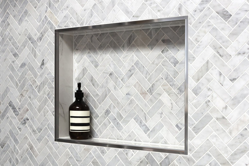 Schluter Systems Kerdi Board Shower Niche with Frame, 12"x20" KB12SN305508AF