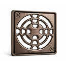 Schluter Systems Kerdi 4 Inch Square Grate Assembly – Stainless Steel Shower Drain Cover, Ideal for Bathroom or Wet Rooms