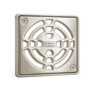 Schluter Systems Kerdi 4 Inch Square Grate Assembly – Stainless Steel Shower Drain Cover, Ideal for Bathroom or Wet Rooms