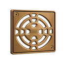 Schluter Systems Kerdi 4 Inch Square Grate Assembly – Stainless Steel Shower Drain Cover, Ideal for Bathroom or Wet Rooms