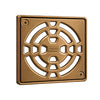 Schluter Systems KERDI 4 Inch Square Grate Assembly – Stainless Steel Shower Drain Cover, Ideal for Bathroom or Wet Rooms