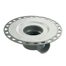 Schluter Systems Kerdi Flange with 2-Inch PVC Horizontal Drain Outlet - Durable Waterproofing Solution for Shower Installations - KDH2/PVC/FL