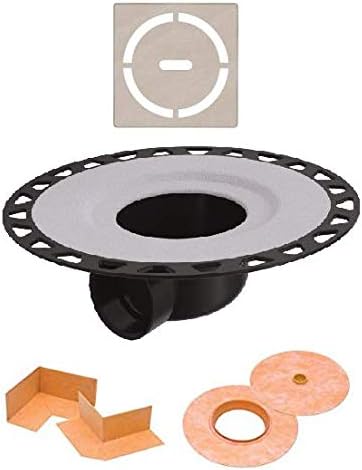 Schluter Systems Kerdi Drain Kit with Horizontal ABS Flange