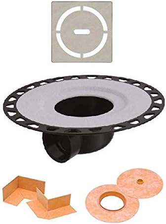 Schluter Systems Kerdi Drain Kit with Horizontal ABS Flange