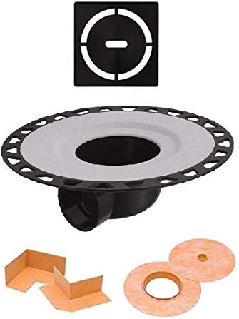 Schluter Systems Kerdi Drain Kit with Horizontal ABS Flange