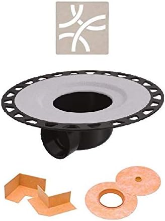 Schluter Systems Kerdi Drain Kit with Horizontal ABS Flange