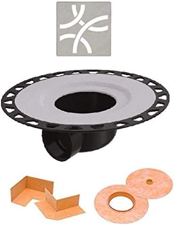 Schluter Systems Kerdi Drain Kit with Horizontal ABS Flange