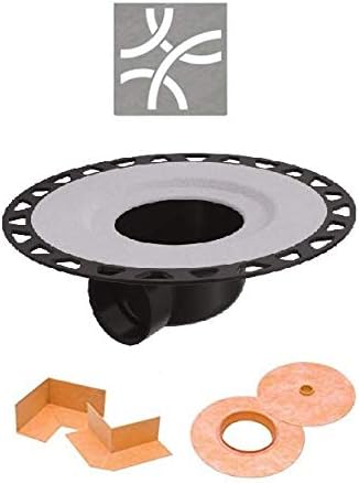 Schluter Systems Kerdi Drain Kit with Horizontal ABS Flange