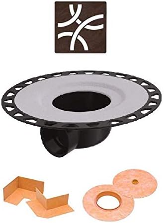 Schluter Systems Kerdi Drain Kit with Horizontal ABS Flange