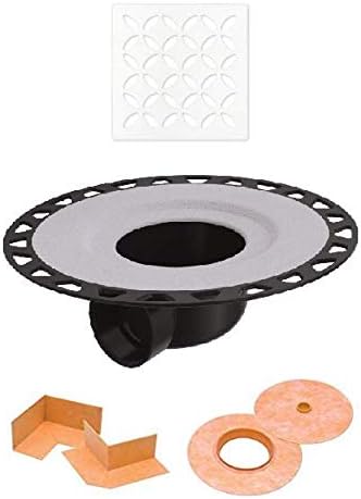 Schluter Systems Kerdi Drain Kit with Horizontal ABS Flange