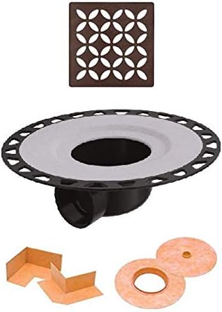 Schluter Systems Kerdi Drain Kit with Horizontal ABS Flange