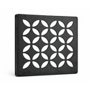 Schluter Systems Kerdi 4 Inch Square Grate Assembly – Stainless Steel Shower Drain Cover, Ideal for Bathroom or Wet Rooms