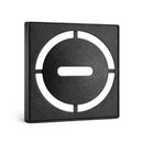 Schluter Systems Kerdi 4 Inch Square Grate Assembly – Stainless Steel Shower Drain Cover, Ideal for Bathroom or Wet Rooms