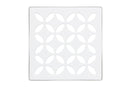 Schluter Systems Kerdi 4 Inch Square Grate Assembly – Stainless Steel Shower Drain Cover, Ideal for Bathroom or Wet Rooms