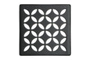 Schluter Systems Kerdi 4 Inch Square Grate Assembly – Stainless Steel Shower Drain Cover, Ideal for Bathroom or Wet Rooms