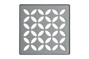 Schluter Systems Kerdi 4 Inch Square Grate Assembly – Stainless Steel Shower Drain Cover, Ideal for Bathroom or Wet Rooms