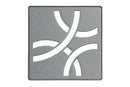 Schluter Systems Kerdi 4 Inch Square Grate Assembly – Stainless Steel Shower Drain Cover, Ideal for Bathroom or Wet Rooms