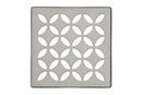 Schluter Systems Kerdi 4 Inch Square Grate Assembly – Stainless Steel Shower Drain Cover, Ideal for Bathroom or Wet Rooms