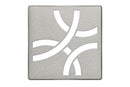 Schluter Systems Kerdi 4 Inch Square Grate Assembly – Stainless Steel Shower Drain Cover, Ideal for Bathroom or Wet Rooms