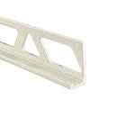 Profilitec Tile Edge Protection Profile Trim, 10-Piece Pack, 8 Ft Length, Metal Tile Edging for Wall and Floor Tile Finishing